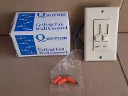 Quorum 7-1192-10 Fan Light Slider Control Accessory Almond