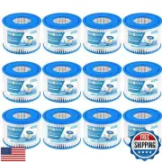 isinlive 12 Pack Type VI Hot Tub Filter and SPA Filter Replacement for Lay-Z
