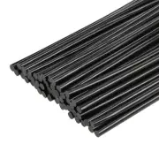 50pcs Mini Hot Glue Gun Sticks 6 inch x 0.27 inch for Glue Guns Black