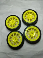 1/10 Onroad Rc Car Wheels Tires Set For Hpi Rs4 Tamiya tt01e tt02 Traxxas 4tec