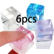 1-6Pcs Squishy Ice Cube Fidget Toy Stress Ball Squeeze Juguetes Divertidos Party