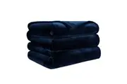 LINENOVA Fleece Blanket Soft Warm Throw Twin Queen Size Bed Blanket For Sofa Travel
