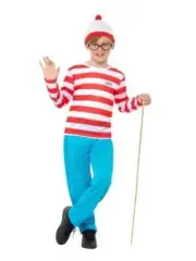 Licensed Wheres Wally Boys Costume 4-6 Years Waldo Where's Wally Book week Child