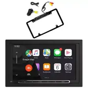 JBL Legend 700 Double-DIN Bluetooth Receiver, License Plate Black Back Up Camera