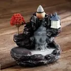 Backflow Waterfall Incense Holder Home Decor Aromatherapy Mini Ornament