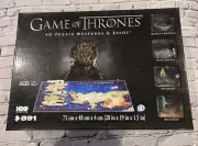 Game of Thrones 4D Puzzle Westeros & Essos NIB