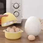 Microwave Safety Egg Boiler Steamer Poach Breakfast Boiled 4 Eggs Chicken Shaped