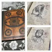 Vintage 13 Ghost Black Zodiac Book Home Decor Beautiful Horror Movie Copy Books