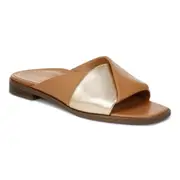 Vionic Miramar Slide Sandal - Camel/Gold