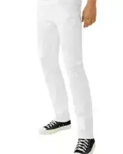 NEW Men's TRUE RELIGION Distressed GENO Relaxed Slim Jeans White SIZE: 28 - 44
