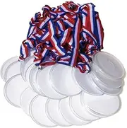 VENEKA 24Pcs Colorful DIY Medal Design Your Own Award Medals,DIY Medal for Children, Corporate, Sports, Festivals