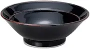 High-Quality Urushi Tenmoku Rim 7.0 Rice Bowl (8.5 x 8.5 x 3.1 inches (21.7 x 21.7 x 7.8 cm), 35.3 fl oz (1150 cc) | Setomonohonpo