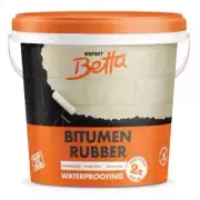 BRAND NEW 1 LITRE GRIPSET BETTA BITUMEN RUBBER MEMBRANE WATERPROOFIBLACK PAINT