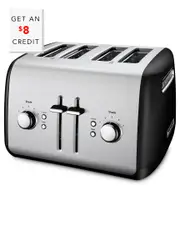 KitchenAid 4-Slice Toaster with Illuminated Buttons with $8 Credit
