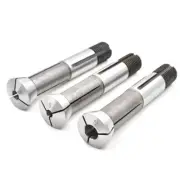 15Pcs Metal Collect Chuck Thread Durable Rod Steel CNC Grinder Machine Tools