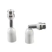 B22 to E27 2A Rotatable Flexible Extend Universal Convert Bulb Adapter Lamp Holder AC250V
