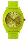 NIXON Wristwatch TIME TELLER ACETATE NEON YELLOW/BEETLEPOINT A327-1896-00