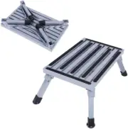 Aluminium Portable Folding Step Stool Caravan Accessories Ladder Camper Trailer