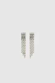 Stokes Drop Link Earrings in Silver - CAMILLA AND MARC® C&M