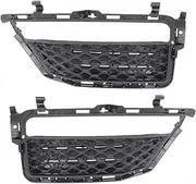 Auto Fog Lamp Grille Compatible With Mercedes S-class W221 S63 S65 AMG 2011-2013 ，Front Daytime Running Light Fog Lamp Frame Car Accessories(Left+Right)