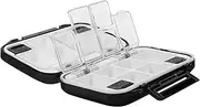 DINHEAROM Impact Resistant Fishing Hook Box Inner Cover and Silicone Ring for Accessories