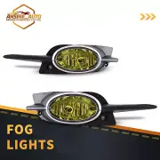 Black Yellow Fog Lights for 2009-2011 Honda Civic 2 Door Coupe Projectors Lamps (for: Honda)