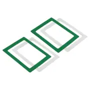 Magnetic Photo Frame with Adhesive, 2pcs 6x8 Inch Picture Holder PVC