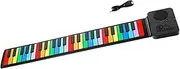 Ｓｉｍｈｏａ 37 Key Roll up Flexible Piano Digital Music Piano Keyboard Electric Piano Keyboard for Recording Music Lovers Kids Adults