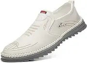 [TangDao] Men’s Loafers, Leather Slip On Moccasins Penny Loafers, Breathable Driving Walking Lightweight Casual Shoes