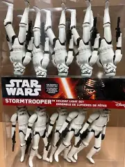 Star Wars Stormtrooper Indoor/ Outdoor 10 String Lights by Kurt S Adler - NEW
