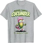 [JINNGLA] Busier Than A Cucumber in A Womens Prison Funny Easter T-Shirt