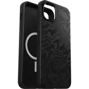 OtterBox Apple iPhone 14 Plus Symmetry Series+ Antimicrobial Case for MagSafe - Rebel (Black) (77-88942)