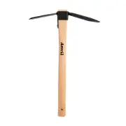 14-2/5 In. Wood Handle Digging Hoe/Cultivator Combo