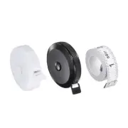 3pcs 200cm Soft Retractable Measuring Tape White Black