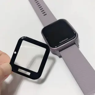 Garmin Venu SQ 手錶螢幕保護貼 3D手錶保護貼 霧面碳纖維適用於 Garmin Venu Sq music