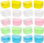 Denture Retainer Cases Dental Teeth Guard Holder, Travel Cleaning Container