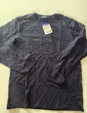 AFL Footy 2XL Carlton Blues Mens Adults Long Sleeve Tee Top Cotton BNWT Football