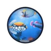 10Inch Ocean Drum Educational Toys Hand Drum Ocean Drum Percussion Wood6524
