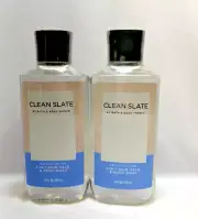 2 Clean Slate Men's 3-IN-1 Hair, Face & Body Wash Bath & Body Works 10 fl oz