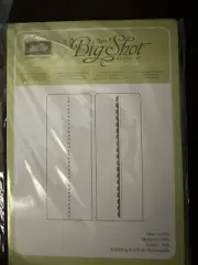 Stampin’ Up! Needlepoint Border Embossing Folder Set Sizzix Big Shot X-Stitch