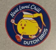 Dutch Bros - Next Level Chill, July 2022, Limited Edition 3.5" Sticker; NEW