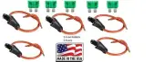 (5 PC) 12 GAUGE ATC FUSE HOLDER IN-LINE WITH (5 PC) 30 AMP FUSE Made in USA