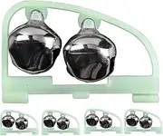 Fishing Rod Bells - Fishing Rod Bite Alarm, 5 Sets Bright Night Fishing Bite Alarm Bells | Fishing Rod Alert Bells, D Alarm Bells