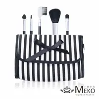 在飛比找蝦皮商城優惠-MEKO 時尚刷具條紋化妝包五入套組 W-098 /化妝包刷