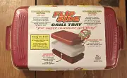 FlipSide Two Sided Grill Tray Outdoor Grilling NEW Flip Side