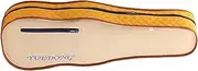 JunZheHub Violin Case Carrying Bag Foldable Accessories Storage Bag Protective Gig Bag for Beginners Enthusiasts Travel Outdoor Lovers, dark yellow