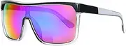 Anneome Men's Windproof Sunglasses Polarized Uv Protection Sports Goggles for Cycling Hiking