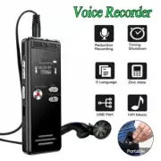 Digital Voice Recorder Dictaphone Audio Sound Recorder Small Mini MP3 Lecture