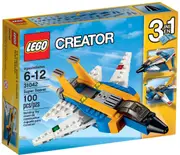 LEGO 31042 Super Soarer 3-in-1 Jet, Airplane, Futuristic Plane Building Set