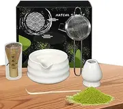 Authentic Matcha Set, Professional Matcha Tools, Matcha Whisk Set, 5-Piece Matcha Kit, Bamboo Matcha Whisk, Matcha Lover , Traditional Matcha Tools, Handcrafted Matcha Accessories